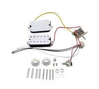 Single Coil HH Guitar Pickups Kits With 1 Volumes 1 Tone 5 Way Switches And Prewired Wiring Harness For Sound Prewired Wiring Harness HH Pickup