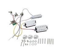 Single Coil HSH Guitar Pickup Kits with 2 Tone 1 Volumes, 5 Way Switches and Pre-Wired Wiring Harness for Sound Quality.Pre-Wired Wiring Harness HSH Pickup