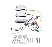 Single Coil HSH Guitar Pickups Kits With 2 Tone 1 Volumes 5 Way Switches And Prewired Wiring Harness For Sound