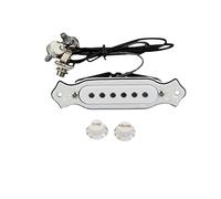 Single Coil Magnetic Acoustic Guitar Pickup - White Pearl