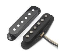 Single Coil Pickup Alnico 3 Staggered Magnetic Column Pickup Fiber Cardboard Wire Clip With Shell For ST Electric Guitar(Neck)