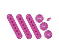 Single Coil Pickup Cover, Guitar Knobs, Electric Pickup Covers with Volume Sound Control, Easy to Install, Easy to Install Hardware