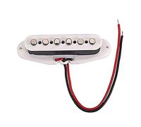 Single Coil Pickup Loaded High-output Alnico Pick-up Replacement Parts Fit For 6 String Electric Guitar Alnico White Neck Pickups White