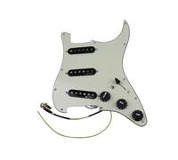 Single Coil Pickup Pickguard 7 Voices Prewired Pickguard Harness Guitar Pickup WVS 60's Alnico5 SSS Single Coil Pickup(G)