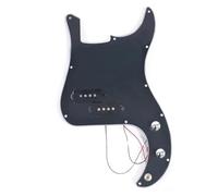 Single Coil Pickup Pickguard Electric Guitar Prewired Loaded Pickguard 4-String PB P Bass Plate With Pickup For 4 Strings P Bass Guitar(B)