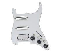Single Coil Pickup Pickguard Left And Right Hand ST Guitar Prewired Pickguard Coil Splitting Two Humbucker One Humbucker 9K 9K 15K Silence Converter(H)