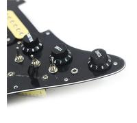 Single Coil Pickup Pickguard Left Hand SSH Electric Guitar Pickguard Two Humbucker +ONE Humbucker+Silence Converter Loaded Prewired Scratchplate(A)