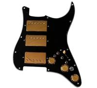 Single Coil Pickup Pickguard Prewired Loaded ST Pickguard With Kill Converter Coil Split Humbucker Alnico 5 Pickups 11 Hole For Guitar(B)