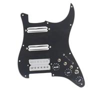 Single Coil Pickup Pickguard ST Guitar SSH Coil Splitting Prewired Pickguard Two Humbucker + One Humbucker 9K/9K/15K +Silence Converter(G)
