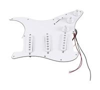 Single Coil Pickup SSS Electric Guitar Loaded Prewired Pickguard ScratchPlate 11 Holes 3Ply For ST SQ Guitar