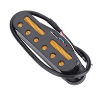 Single Coil Pickups, Electric Guitar Pickups 3 PCS/Set Single Coil Neck Middle Bridge SSS Pickup Guitar Pickup Guitar Part for ST Style Guitar (Black)