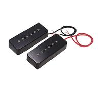 Single Coil Pickups for P90 Soapbar Electric Guitar Neck Bridge Fully Noise Reduction 6 5kΩ 7 Magnification Easy Installation with Screws Springs Parts Accessories Pack of 2pcs
