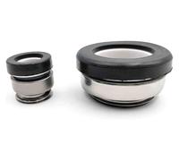 Single Coil Spring Seal,Various Models Fit Shaft Diamert 8-40mm Ceramic/CarbonRing Water Pump Mechanical Shaft Seal Single Coil Stainless Spring(10mm)