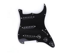 Single Coil SSS Electric Guitar Pickguard Pickup Loaded Prewired ScratchPlate 11 Holes 3Ply