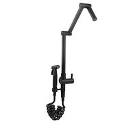 Single Cold Water Kitchen Faucet with Pull-Down Sprayer, Solid Brass Wall-Mounted Sink Tap, Swing Arm Design, Perfect for Bidet and Kitchen Use