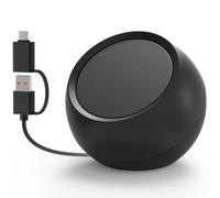 [Single] Computer Speaker for Desktop PC, USB-Powered, Plug-n-Play, Wired, External Speaker for Laptop, with Crystal-Clear Sound, Loud Volume, Rich Bass, Built-in USB-C Adapter for Full Compatibility