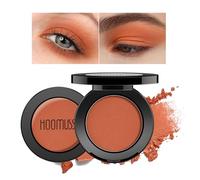Single Coral Matte Eyeshadow Palette, Hand Pressed, Long-Lasting and Wrinkle Free, Intensely Pigmented Orange Eyeshadow (Deep Coral)