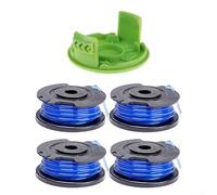 Single Cord Spool for Grass Trimmers, 1 65mm Line for Greenworks 24V, Efficient Auto Feed Replacement, Includes 4 Spools (4+1)
