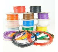 Single Core 25 AMP Rated 2mm² Stranded Copper Cable 12V 24V Thin Wall Wire (GREEN, 100M Roll)