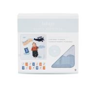Single Cotton Swaddle & Cards Gift Set- Greatest Adventure Lulujo Multi One Size
