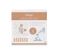 Single Cotton Swaddle & Cards Gift Set- Written in the Stars Lulujo Multi One Size