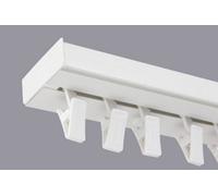 Single Curtain Ceiling Rail Track Pcv 150 Cm (L) Clips