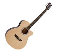 Single Cutaway Elec. Acoustic Guitar by Gear4music Blue - Nearly New