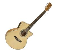 Single Cutaway Electro Acoustic Guitar by Gear4music - Nearly New