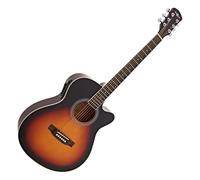 Single Cutaway Electro Acoustic Guitar, by Gear4music, Sunburst