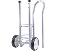 Single Cylinder Cart Detachable, Oxygen Acetylene Trolley, Portable Gas Bottle Transporter, Welding & Hospital Use, Sturdy Wheeled Frame (12.5cm (4 9/10in))