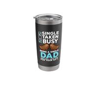 Single Dad Design for Divorced Dads - Being A Single Dad Stainless Steel Insulated Tumbler