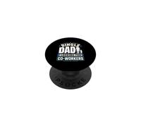 Single Dad Looking for Co-Workers Parenting Humor PopSockets Adhesive PopGrip