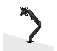 Single Desktop Gas Arm Display Mount - Black
