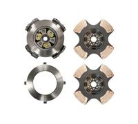 Single Diaphragm Clutch Kit 1 Inch Spline Ceramic Super Button | Includes 3 Inch And 4 Inch Spline Disc Pressure Plate Flywheel Set
