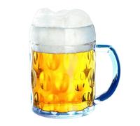 (Single) Dimpled Virtually Unbreakable Pint Glass with handle