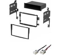 Single Din Car Stereo Dash Install Dash Kit and Wire Harness for Installing an Aftermarket Radio -Made for 2006 2007 2008 Nissan 350Z