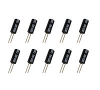Single Directional Trigger Switch, Vibration Sensor Metal Ball Tilt Shaking Switch, 10PCS (Nickel plated)