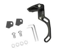 Single Disc Chain Guide Mountain Bike Chain Catcher Guard Chains Frame Protector for Most Road Mountain Bikes Metal Bed Bracket Vertical Adjustable Plate