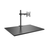 Single Display Bracket with Pole and Desk Clamp