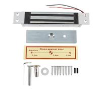 Single Door Electric Magnetic Lock 180KG Holding Force DC12V NC Mode Aluminum Alloy Electromagnetic Lock for Glass Wood Metal Fire Door