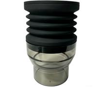 Single Dose for Hopper for Coffee Grinder Silicone Funnel with Lid for Mazzer Models - Bean Bin Cleaner Accessory 7.8cm Diameter