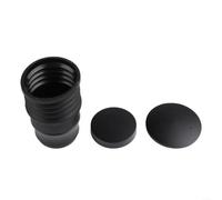 Single Dose for Hopper for Mazzer for mini Jolly - Manual Press Air Blower Reduces Retention for Espresso Tool Aluminum Lid Black 11.2x19.6cm