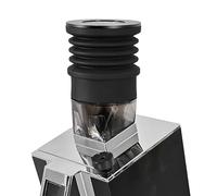 Single Dose Hopper Compatible with Eureka Mignon Espresso Coffee Grinder Silicone Bellow for Blow Out Residual Coffee Grounds (Inclined Hopper)