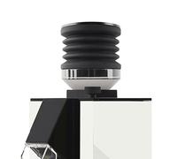 Single Dose Hopper Compatible with Eureka Mignon Espresso Coffee Grinder Silicone Bellow for Blow Out Residual Coffee Grounds (Transparent Adapter)