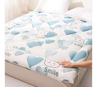 Single Double Folding Floor Mattress, Thickened Tatami Portable Sleeping Mat, for Floor Guest Bed Sofa, Winter Non-Slip Soft Roll Up Bed Student Dormitory Mattress Topper