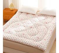 Single Double Folding Floor Mattress, Thickened Tatami Portable Sleeping Mat, for Floor Guest Bed Sofa, Winter Non-Slip Soft Roll Up Bed Student Dormitory Mattress Topper