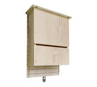 Single/Double Layer Outdoor Bat House - Outdoor Bat Box - Wooden Bat Shelter - Reusable Bat Box House, Wooden Decoration