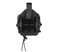 Single/Dual Handcuff Pouch, Tactical Nylon Quick Release Molle Belt Cuff Holder with Adhesive Tape for Police, Officer, Law Enforcement