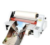 Single Dual Sided Thermal Laminating Machine, Hot and Cold Roll Laminator, No Bubbles, 700W, Adjustable Tension Knobs, for School Office Home Use