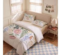 Single Duvet Cover Set Cartoon Animals Bedding Set|Easy-Use Zipper Closure, Includes 1 Matching Pillowcases, Durable Fade-Resistant A Fat Cat Praying For Blessings Microfibre Fabric 135x200cm
